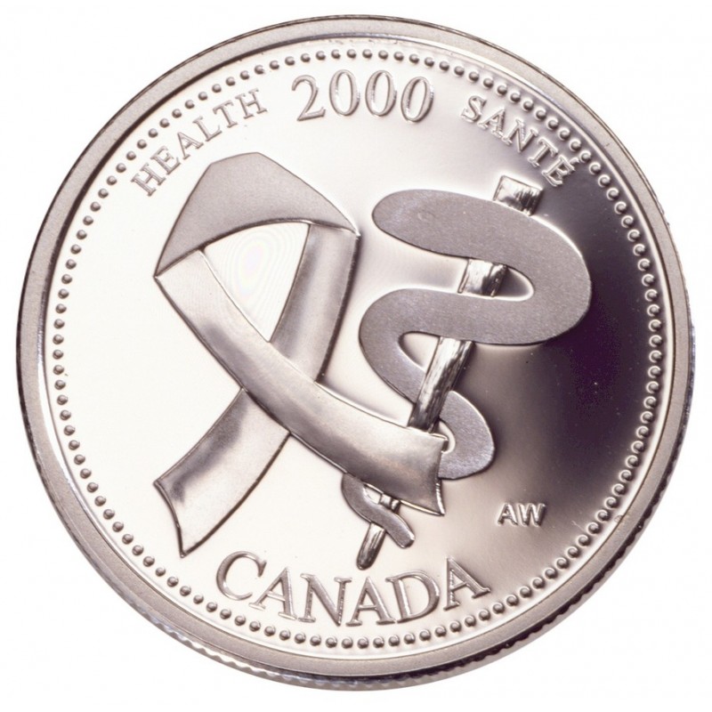 2000 Canadian 25-Cent Health/April Millennium Quarters Series